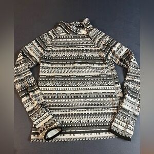 Nike Girls Patterned Turtleneck Sweater